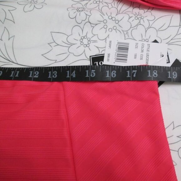 LA BLANCA Linea High Waist Bikini Bottom-Coral-18W-NWT - Picture 8 of 14